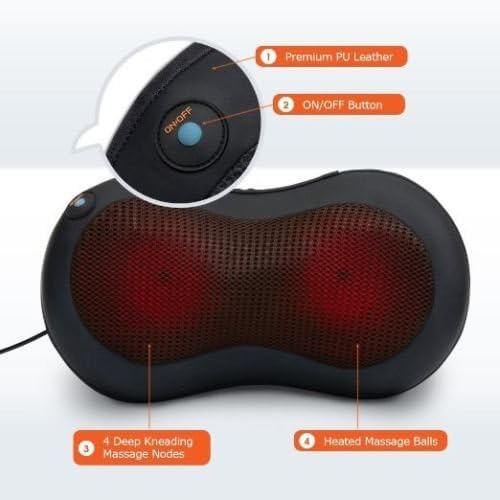 ILG-929 - iLIVING Shiatsu Portable Back/Neck Massager with Heat Therap –  iLiving USA