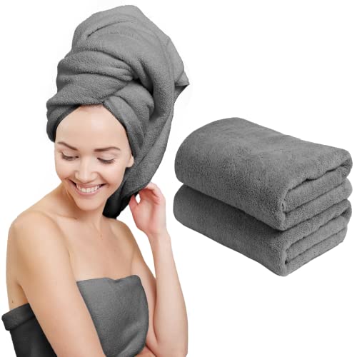 a person wrapped in a towel